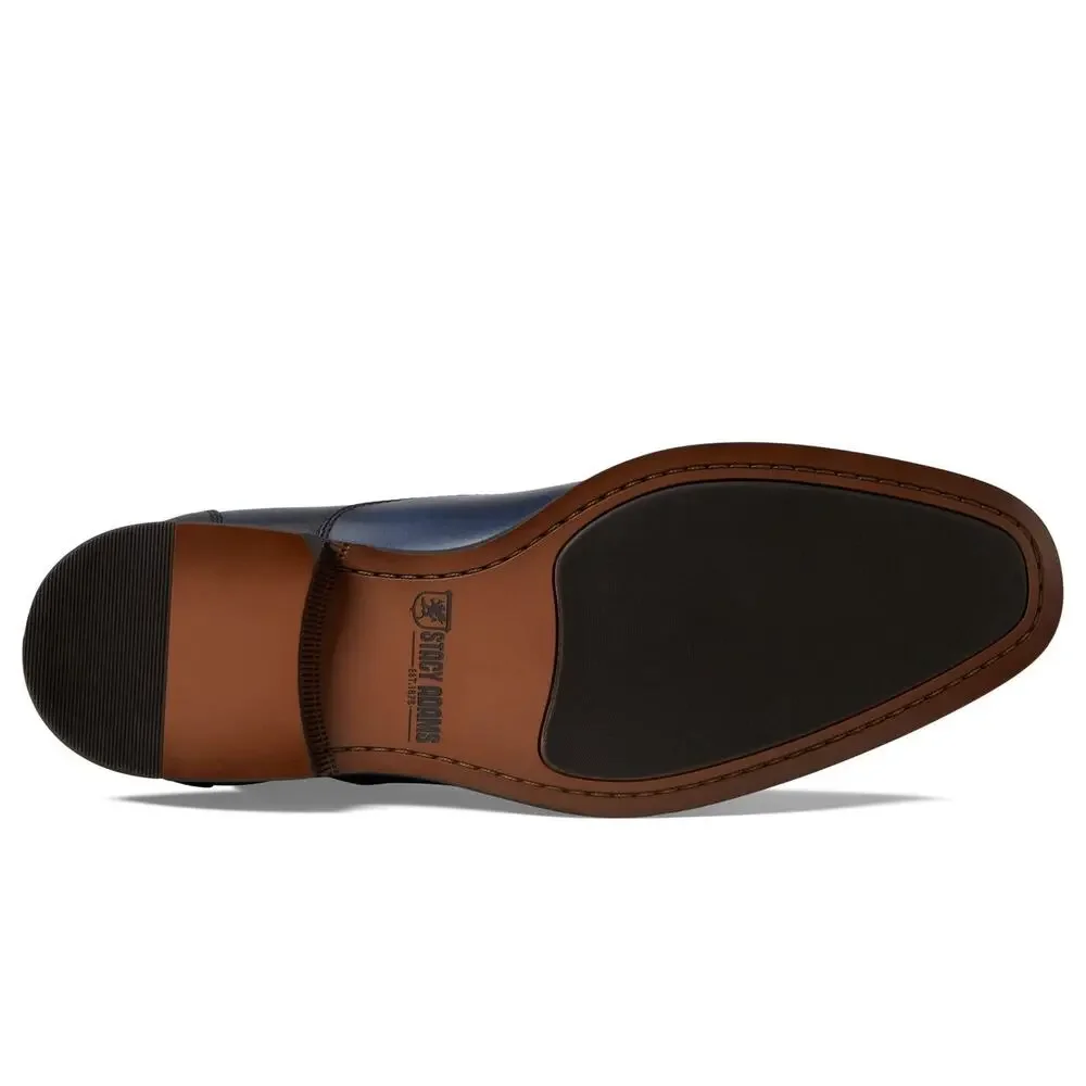 STACY ADAMS KALLUM CAP TOE OXFORD NAVY 14 W